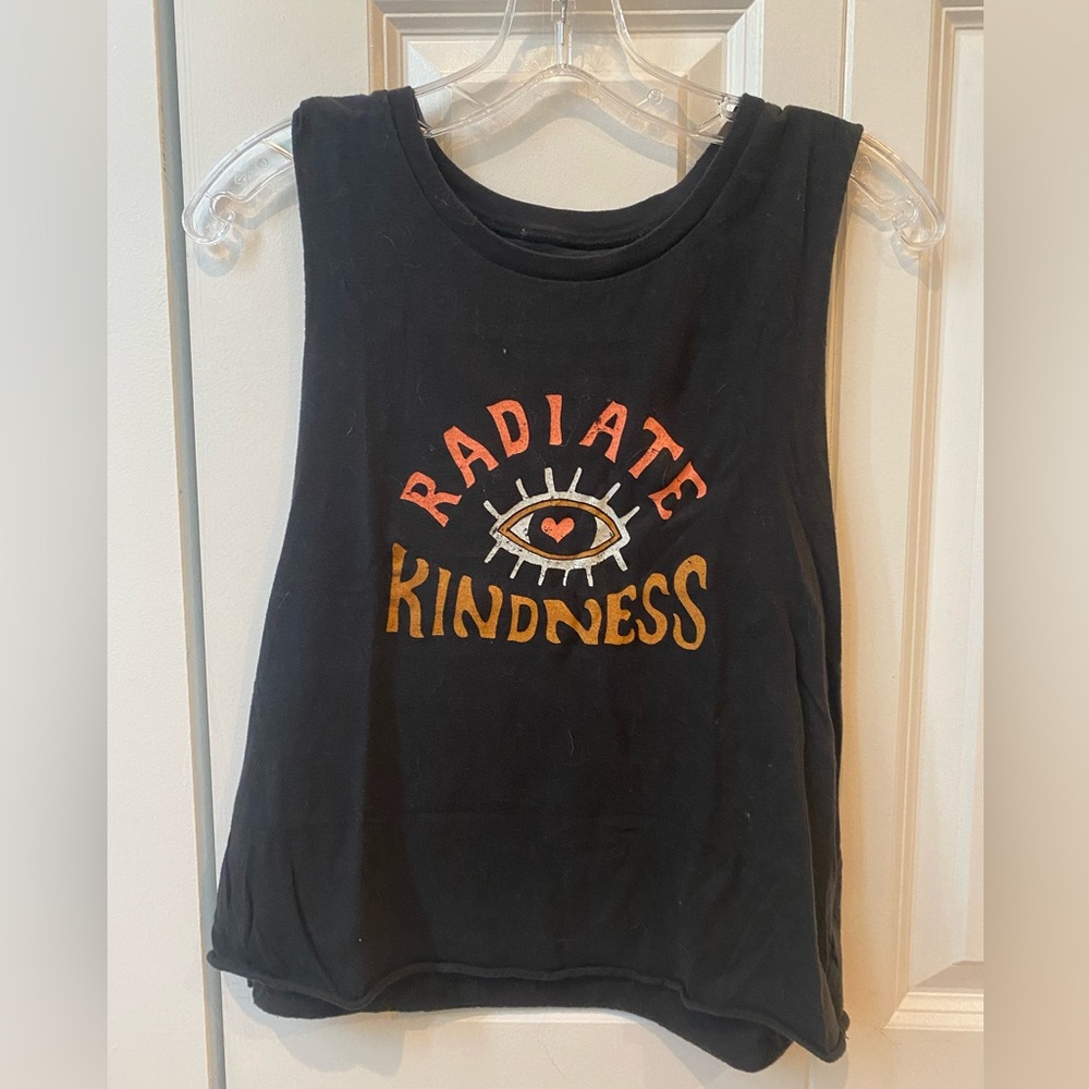 Radiate Kindness cut off muscle tank
